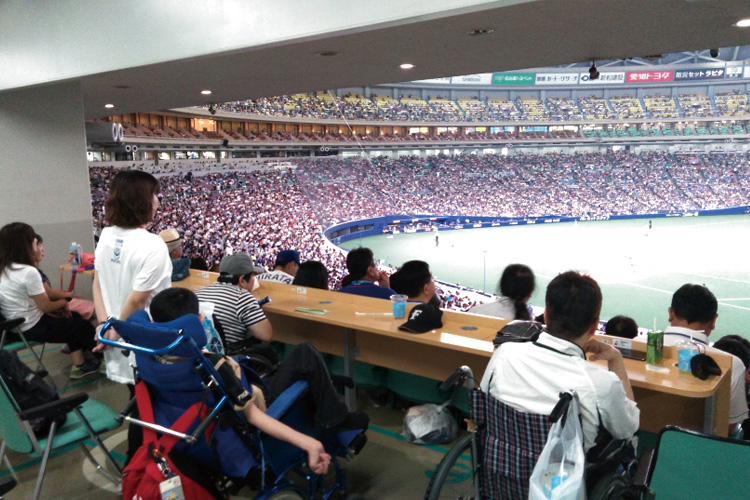 名古屋ドームでの野球観戦は迫力満点！